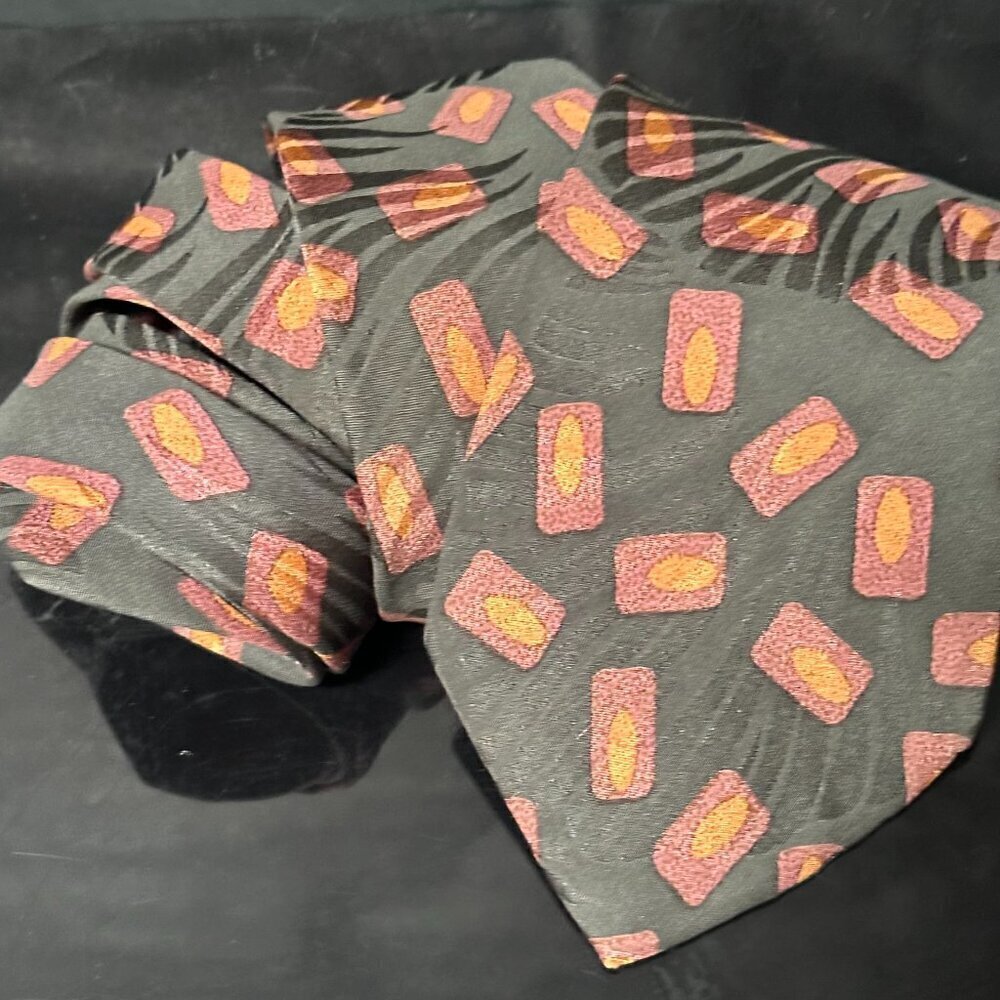 Givenchy Silk Tie Designer Mens Necktie Pour Napoli Blasi LE Mid Century Modern